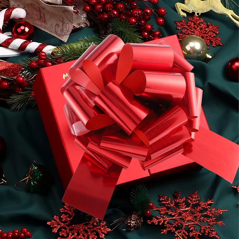 HCHENBOW 14 Inch Big Red Bow,1Pcs Big Bow for Present,Big Gift Bow for Appliances,Bikes,Table Decorations and Party Events Decoration - Image 5